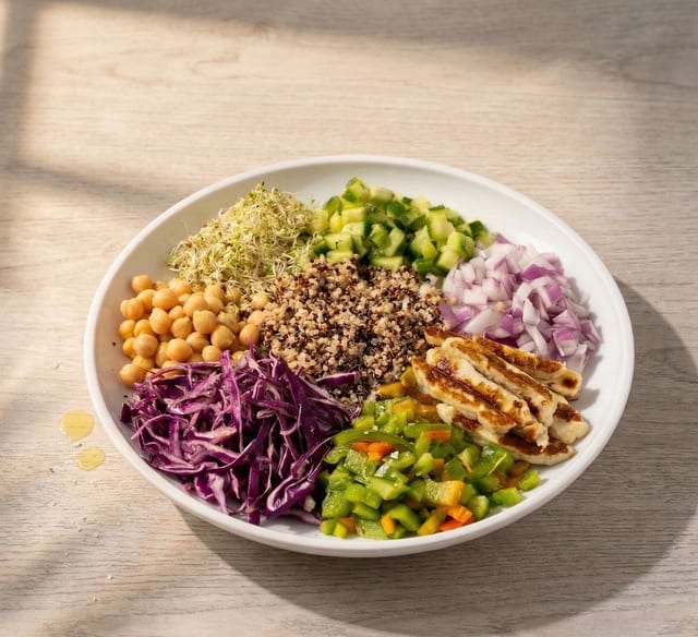 Halloumi Quinoa.