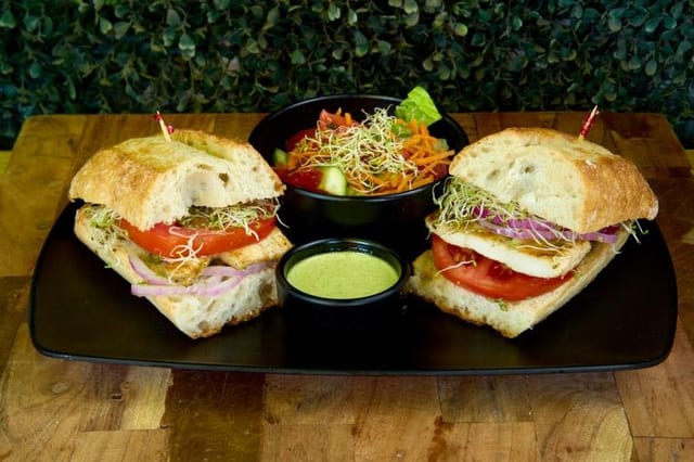 Pesto Chicken Panini.